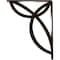 Ekena Millwork Versailles Wrought Iron Bracket, (Single center brace), Antiqued Bronze 1 1/2"W x 7 1/2"D x 10"H BKTM01X07X10SVEABZ - alternate 6
